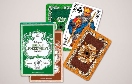 Cartes De Jeu Piatnik Classic Poker Bridge Vintage Originelle à Jouer