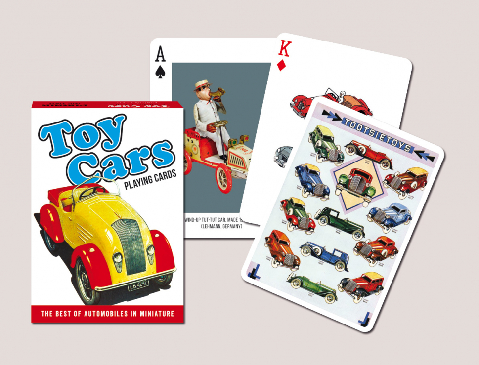 Piatnik – Jeu De 55 Cartes Classic Cars – Voitures De Légende – Fabrication Autrichienne