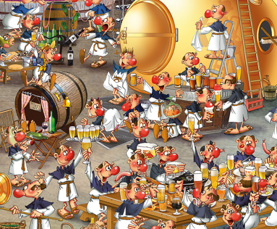 Piatnik 1675 Spielkarten Wine Cartoons – Lustige Karten Für Weinliebhaber, 52 Blatt